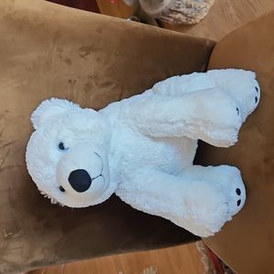 Build-A-Bear 13" Plush Polar Bear Like New!